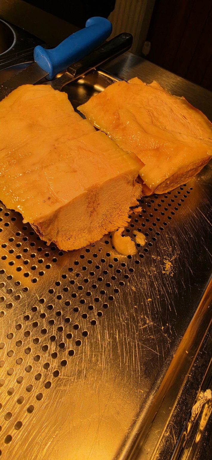 Carved meat